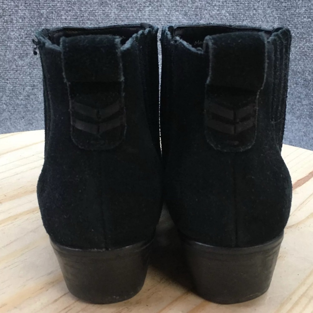 Jack Rogers Womens Chelsea Ankle Booties Black Suede Low Heel size 10 - Picture 9 of 11